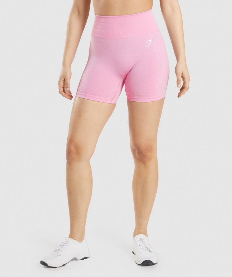 Women\'s Gymshark Vital Seamless 2.0 Shorts Pink | CA 1ND68A